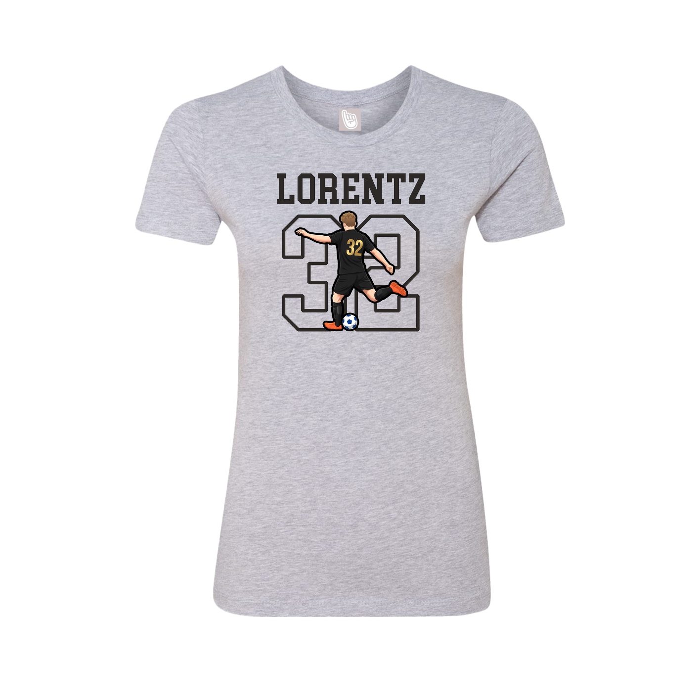 Fitted Women's Tee — Shirsey in Grey