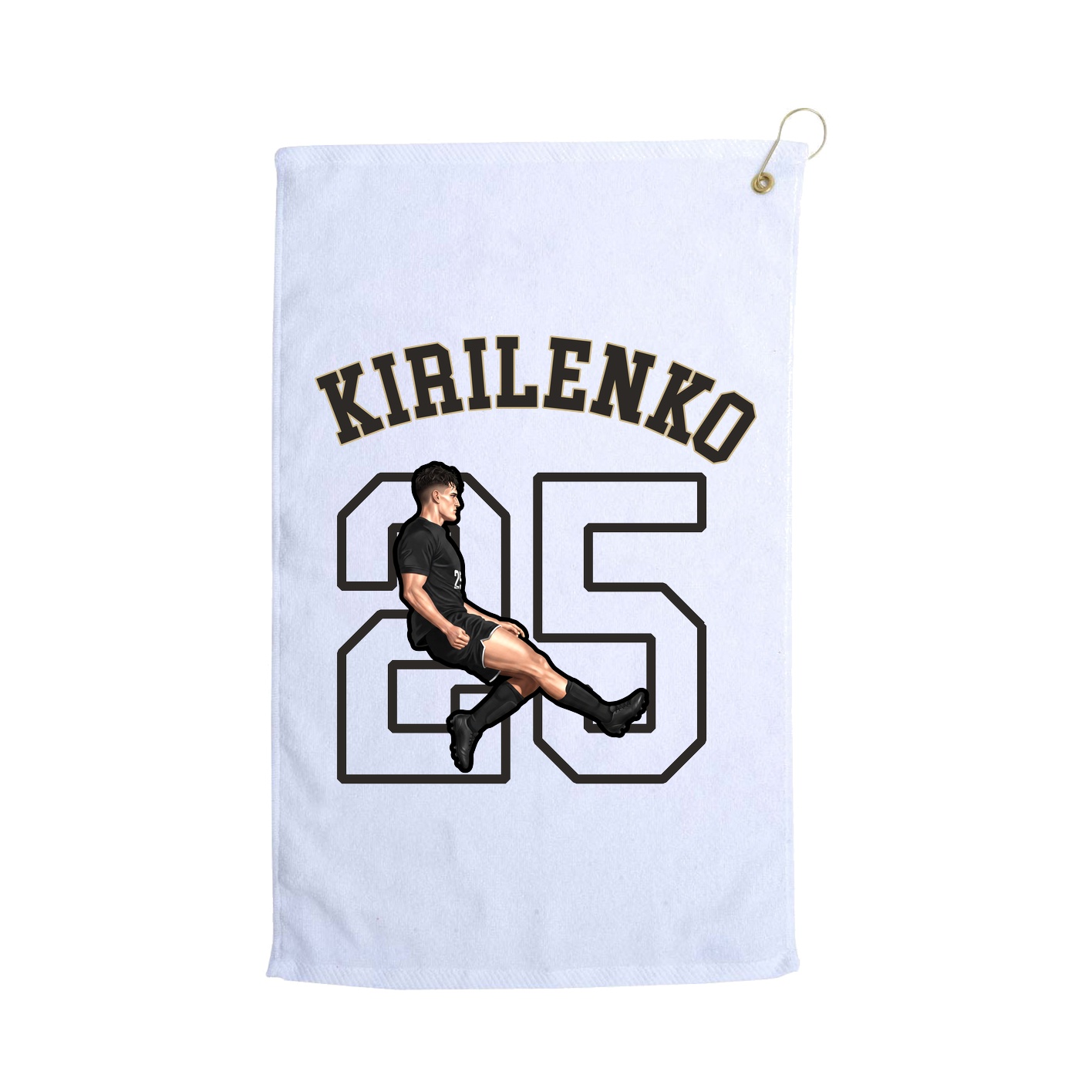 Golf Towel — Shirsey Arch in White