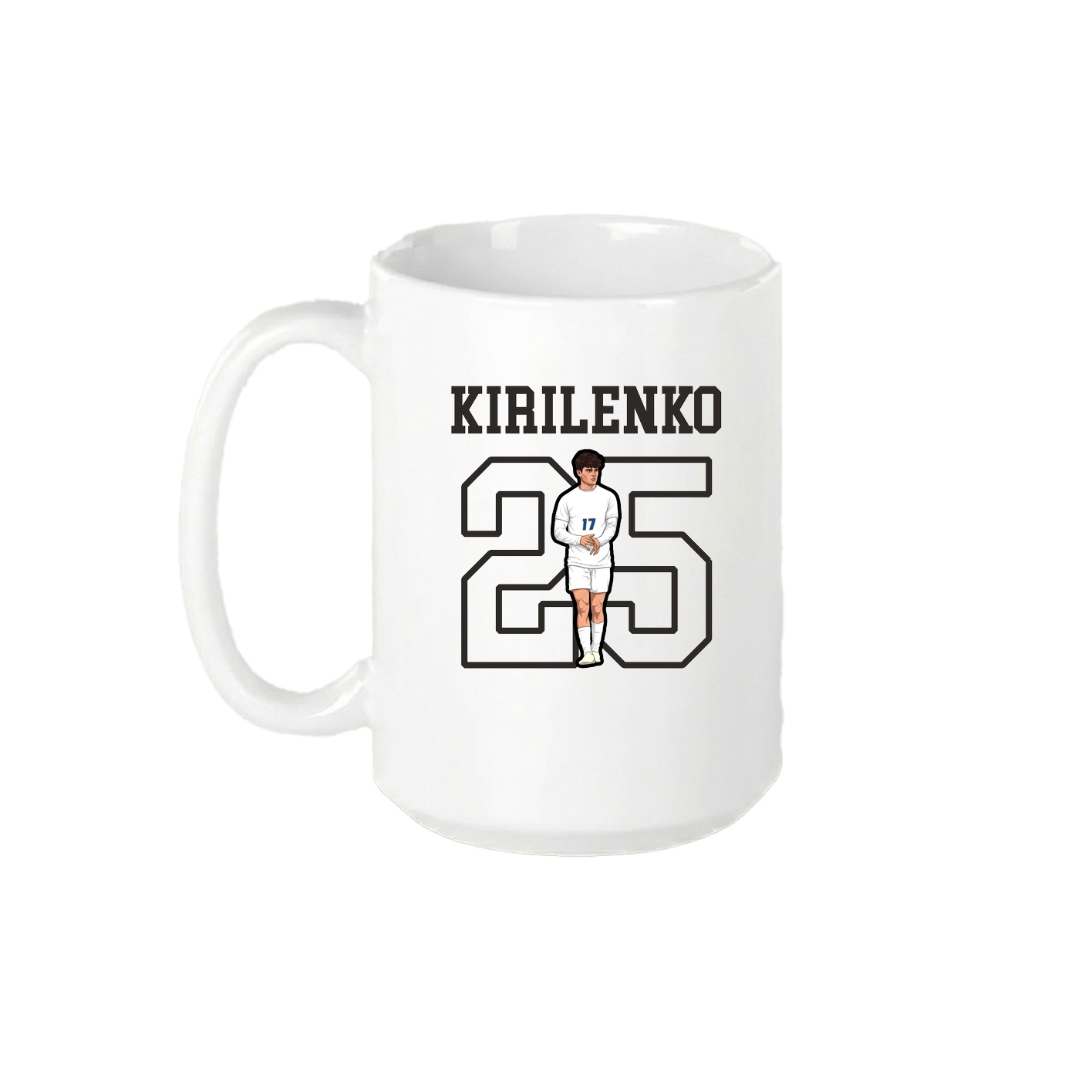 15oz Coffee Mug — Shirsey in White