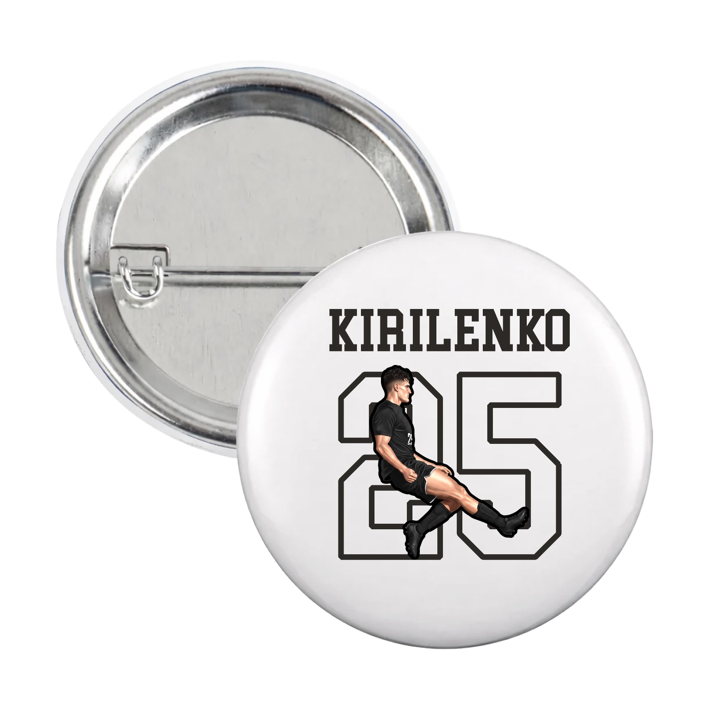 Game Day Button — Shirsey in White