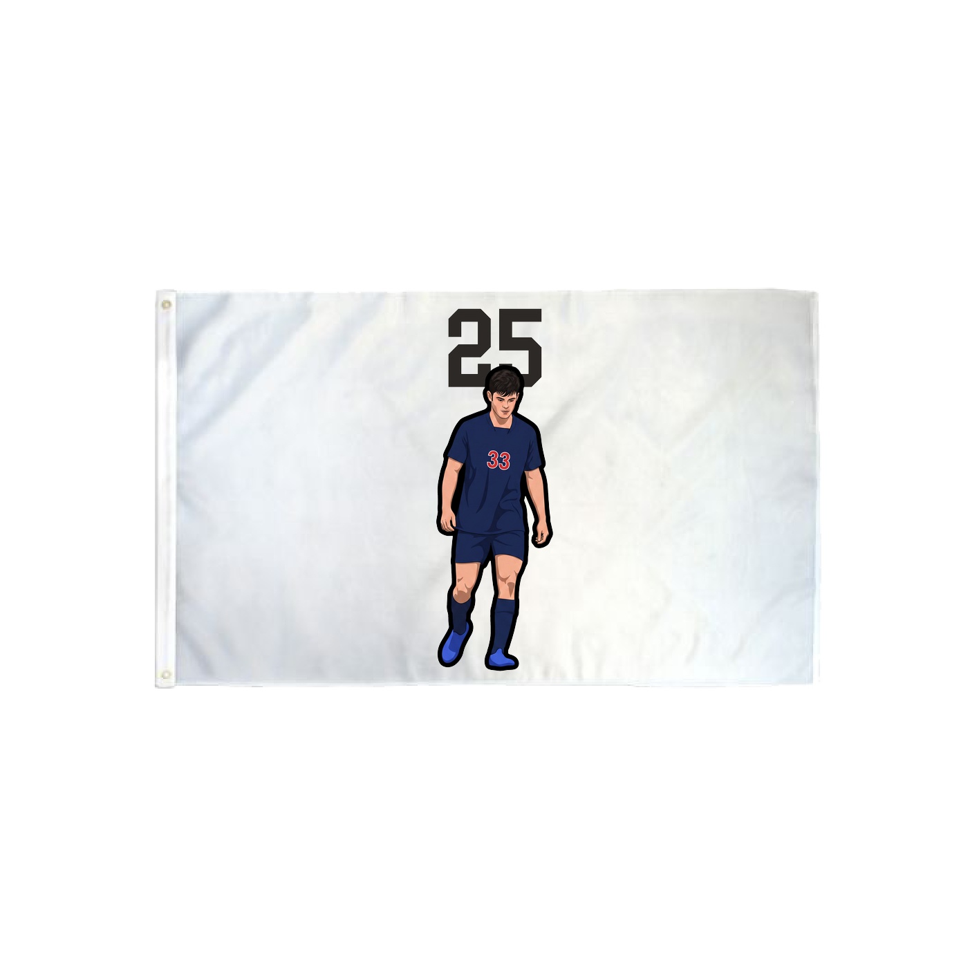 3x5 Flag — Number Top in Classic