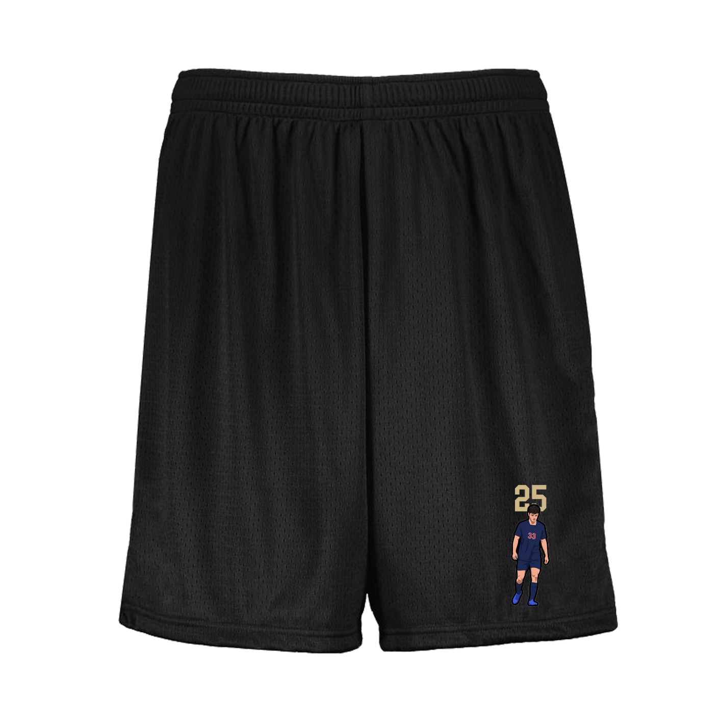 Shorts — Number Top in Black