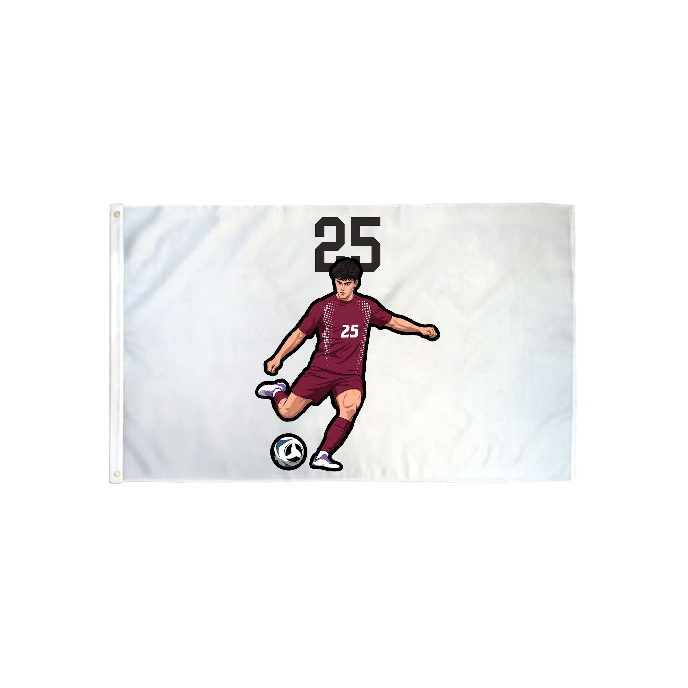 3x5 Flag — Number Top in Classic