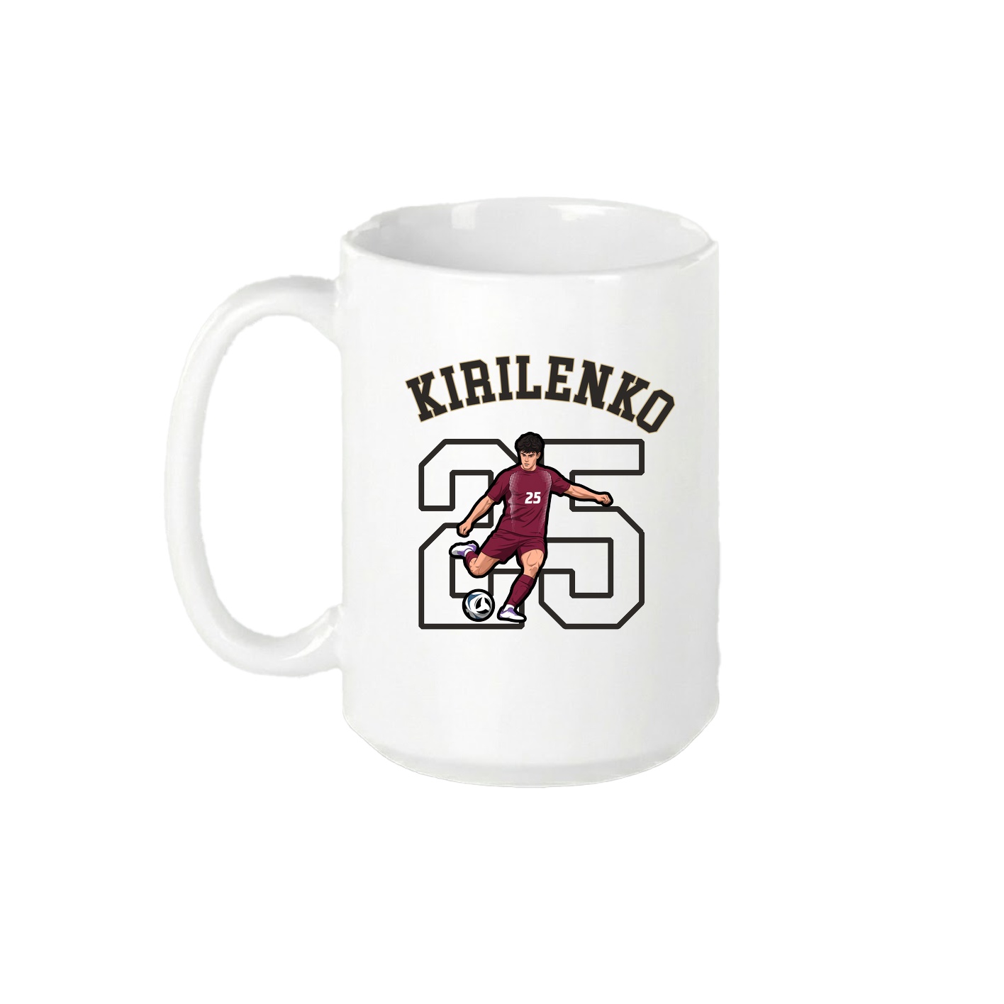 15oz Coffee Mug — Shirsey Arch in White