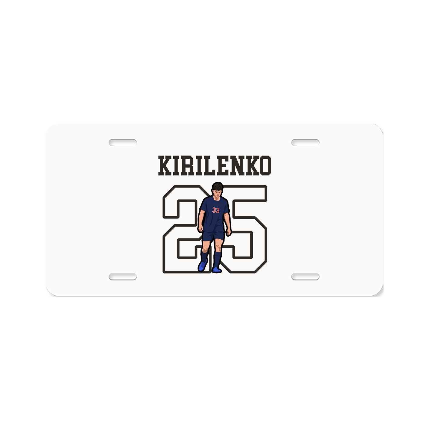 License Plate — Shirsey in Classic