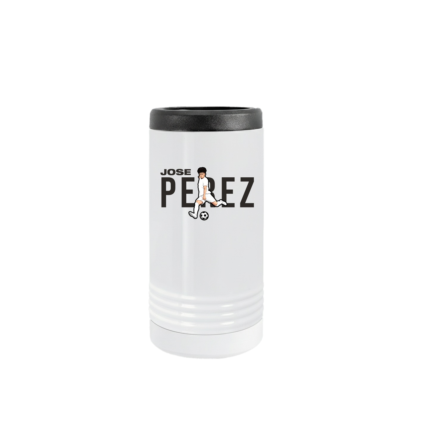 Slim Beverage Holder — Player Name in White