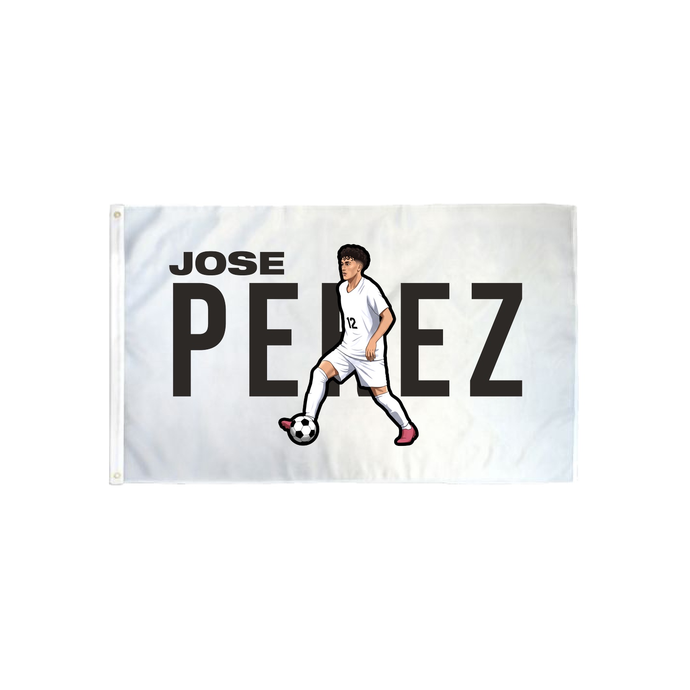 3x5 Flag — Player Name in Classic