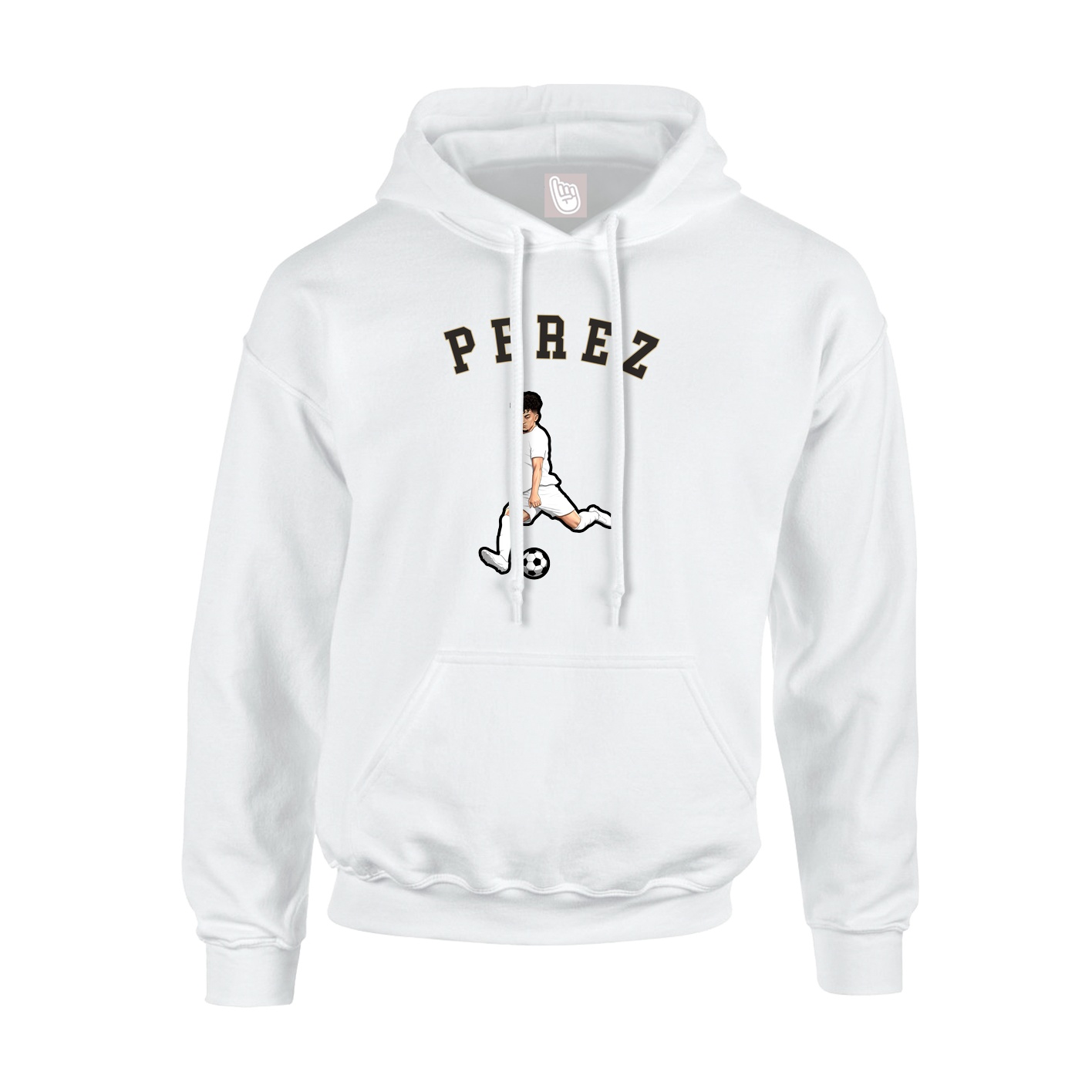 Youth Hoodie — Shirsey Arch in White