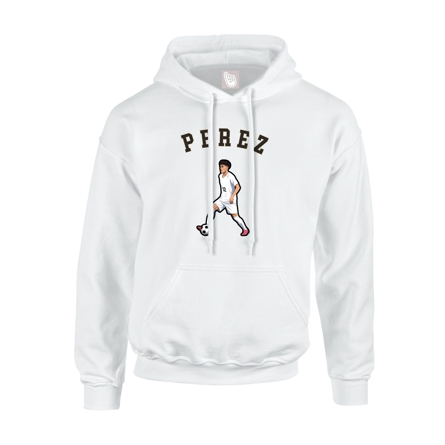 Youth Hoodie — Shirsey Arch in White