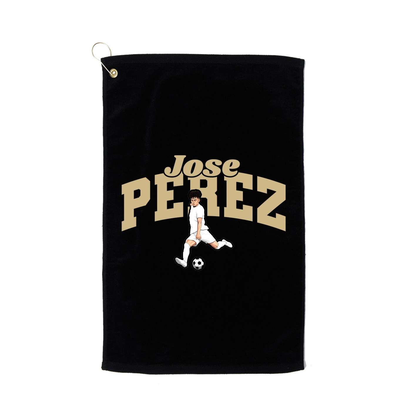 Golf Towel — Signature Arch in Black