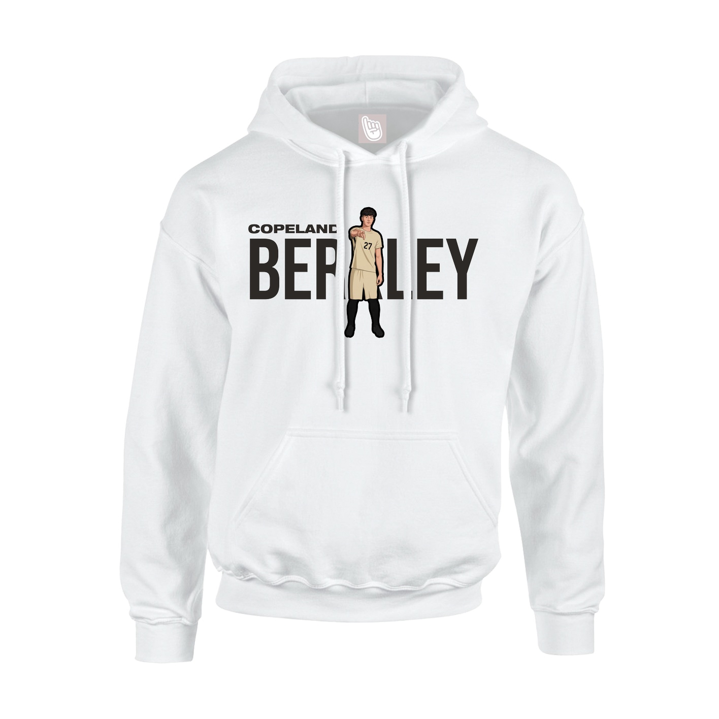 Hoodie — Player Name in White