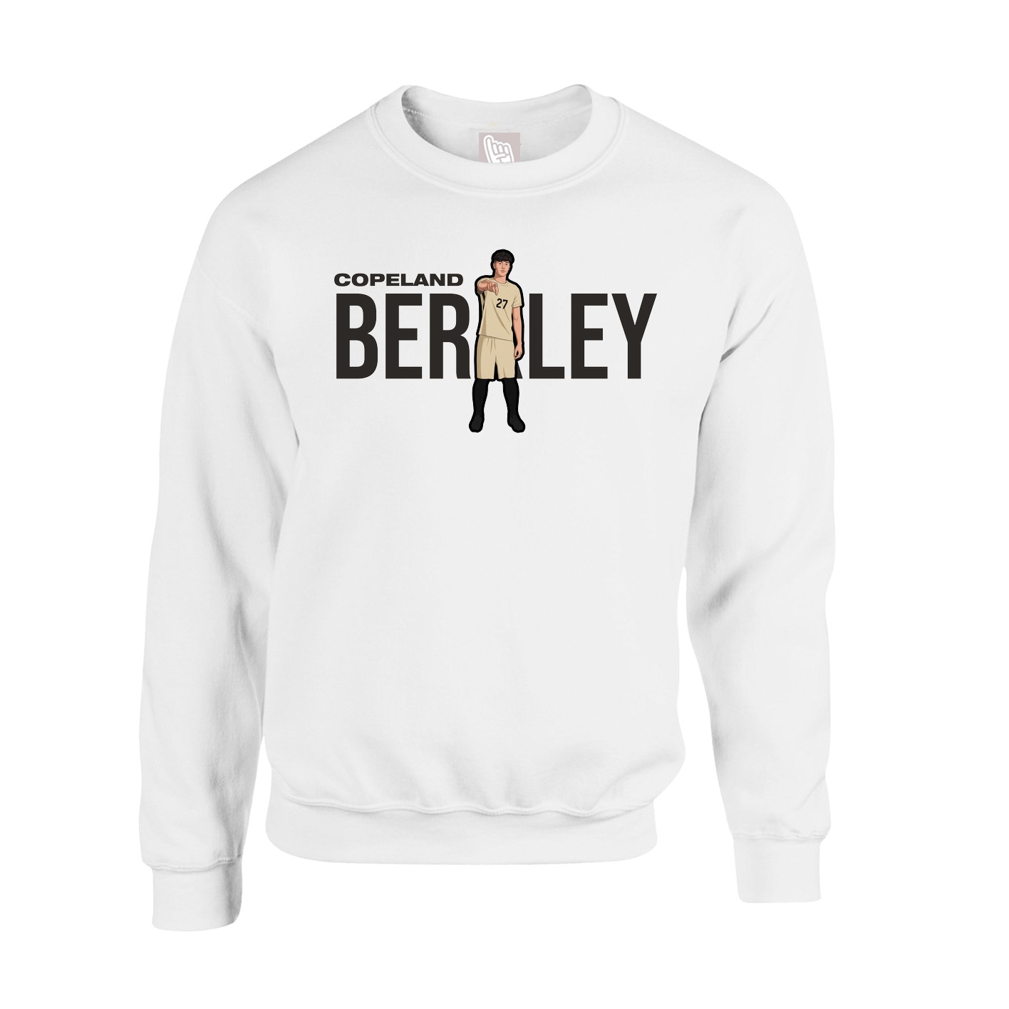 Fleece Crew — Player Name in White