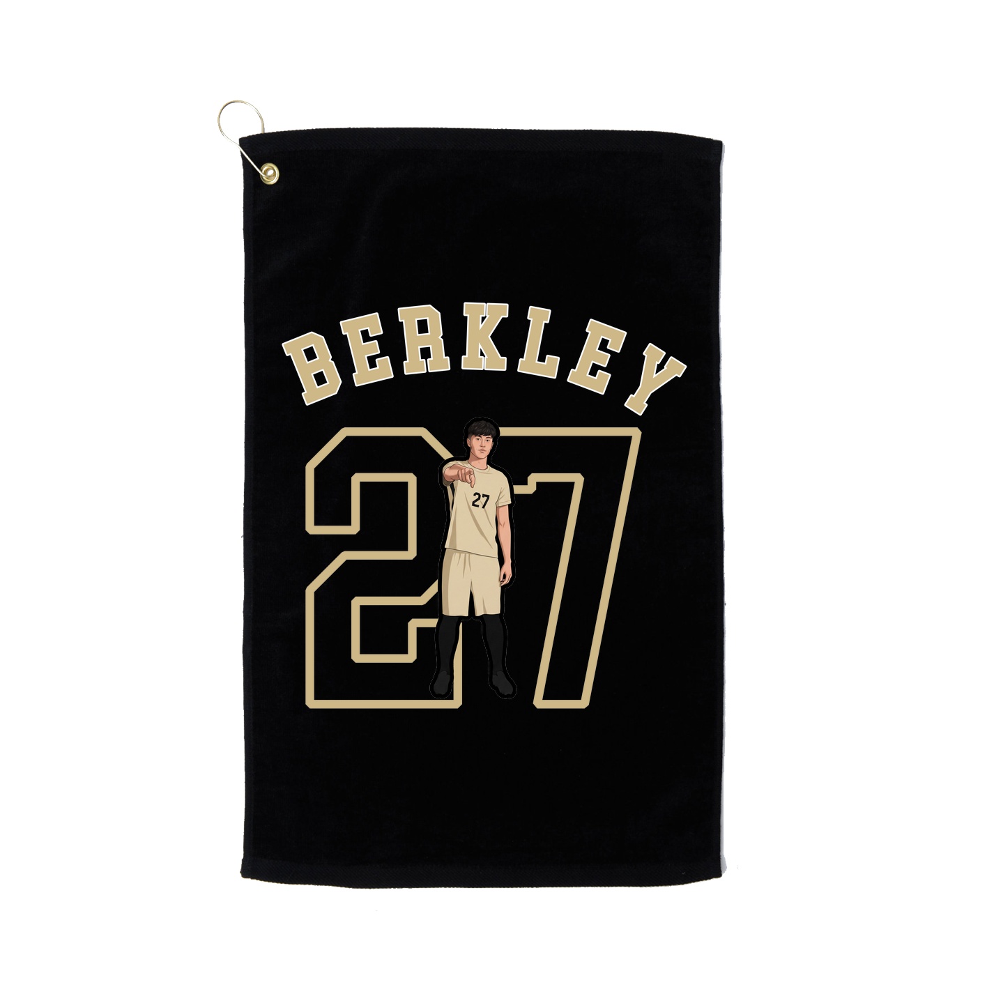 Golf Towel — Shirsey Arch in Black