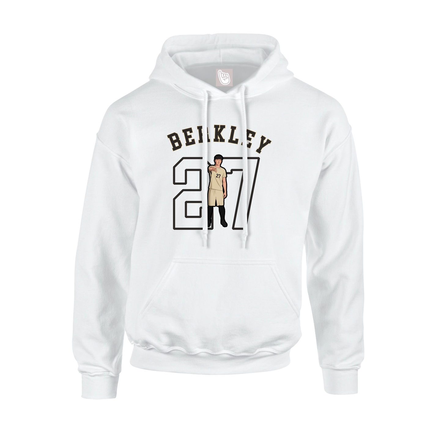 Hoodie — Shirsey Arch in White