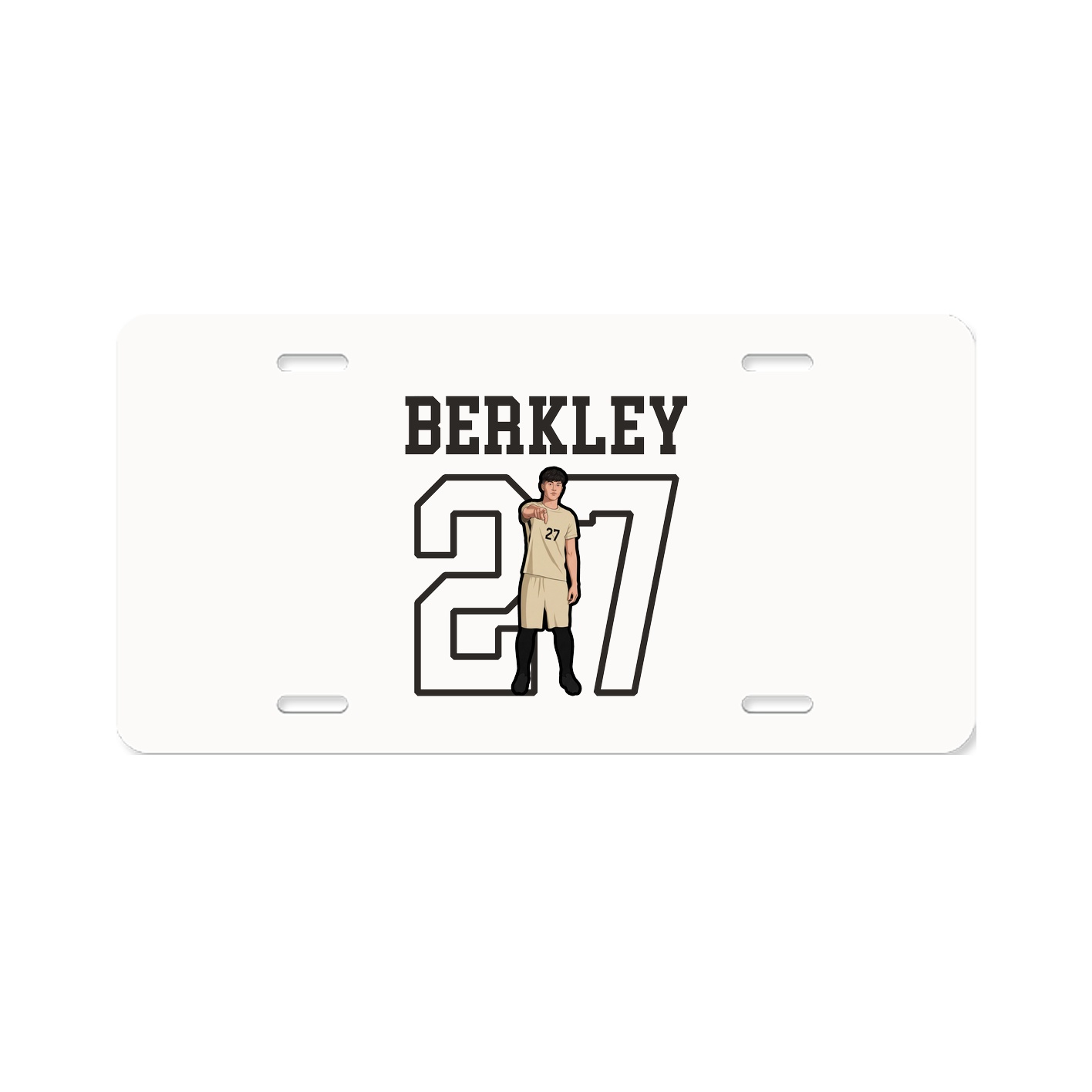 License Plate — Shirsey in Classic