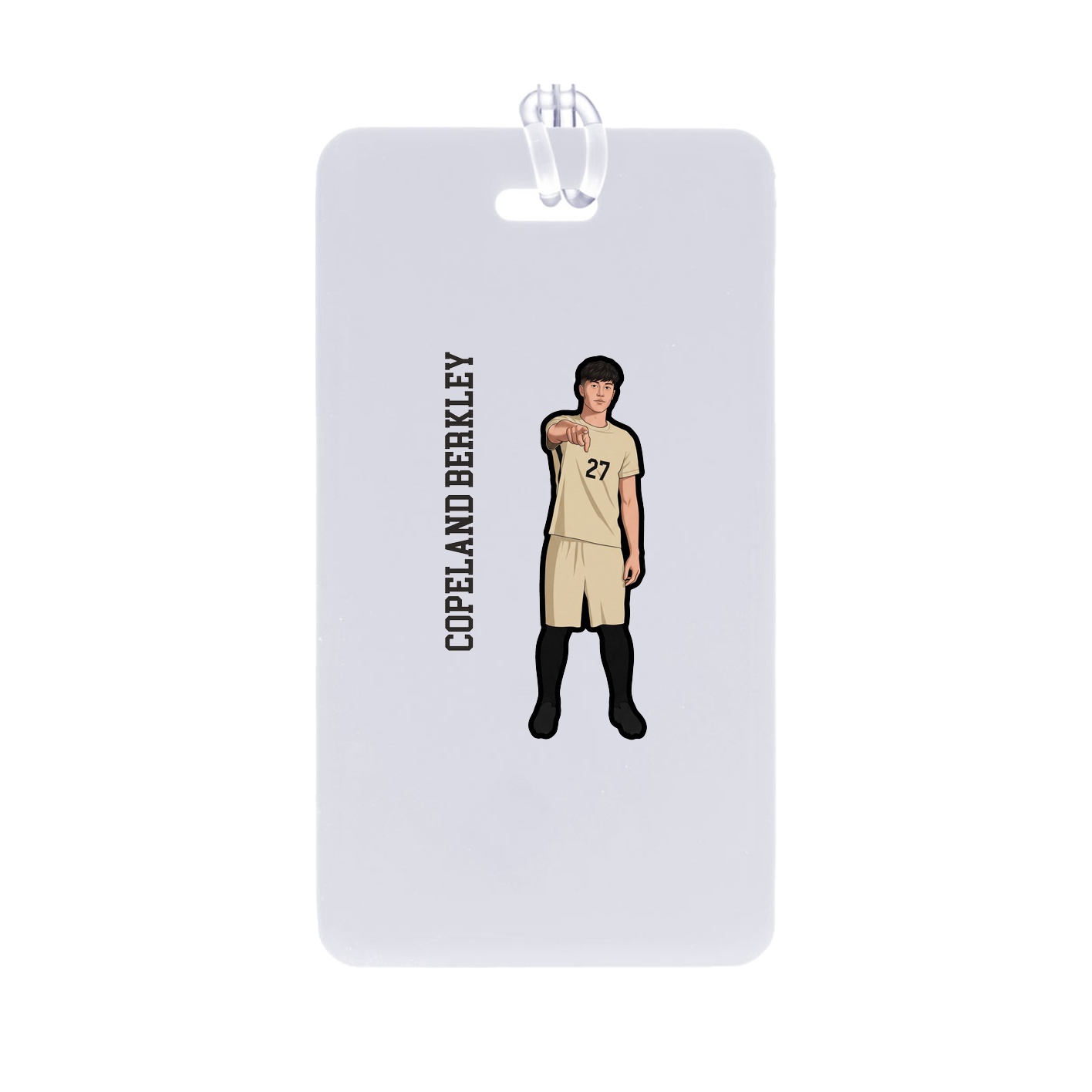 Bag Tag — Name Vertical in Classic