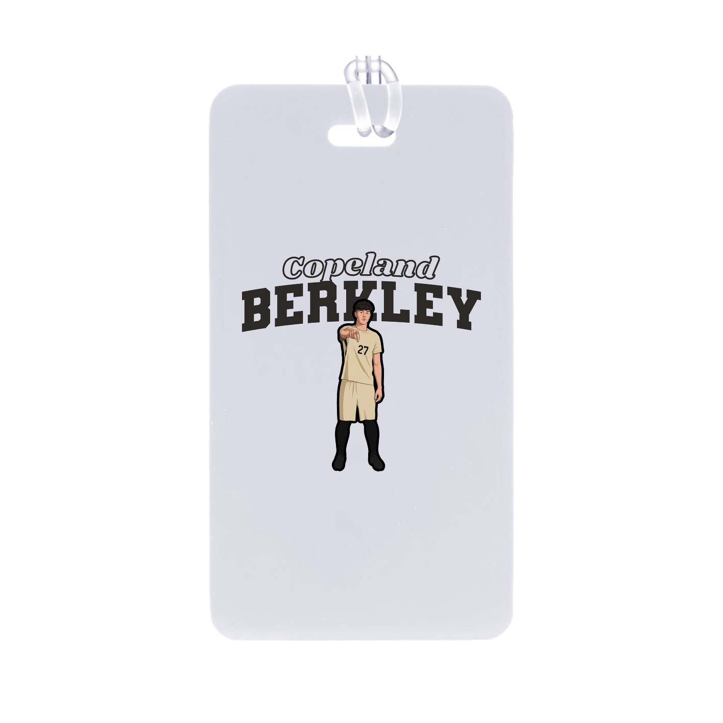 Bag Tag — Name Arch in Classic