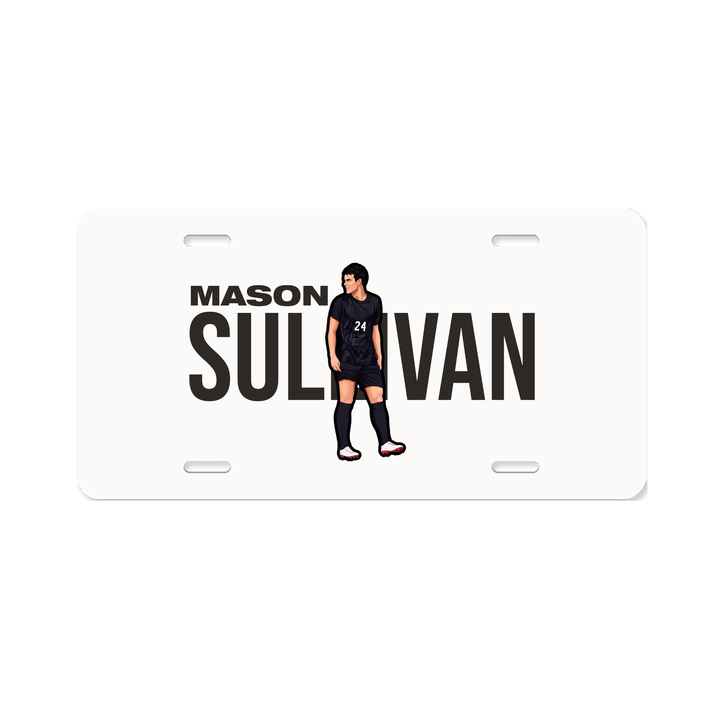 License Plate — Player Name in Classic