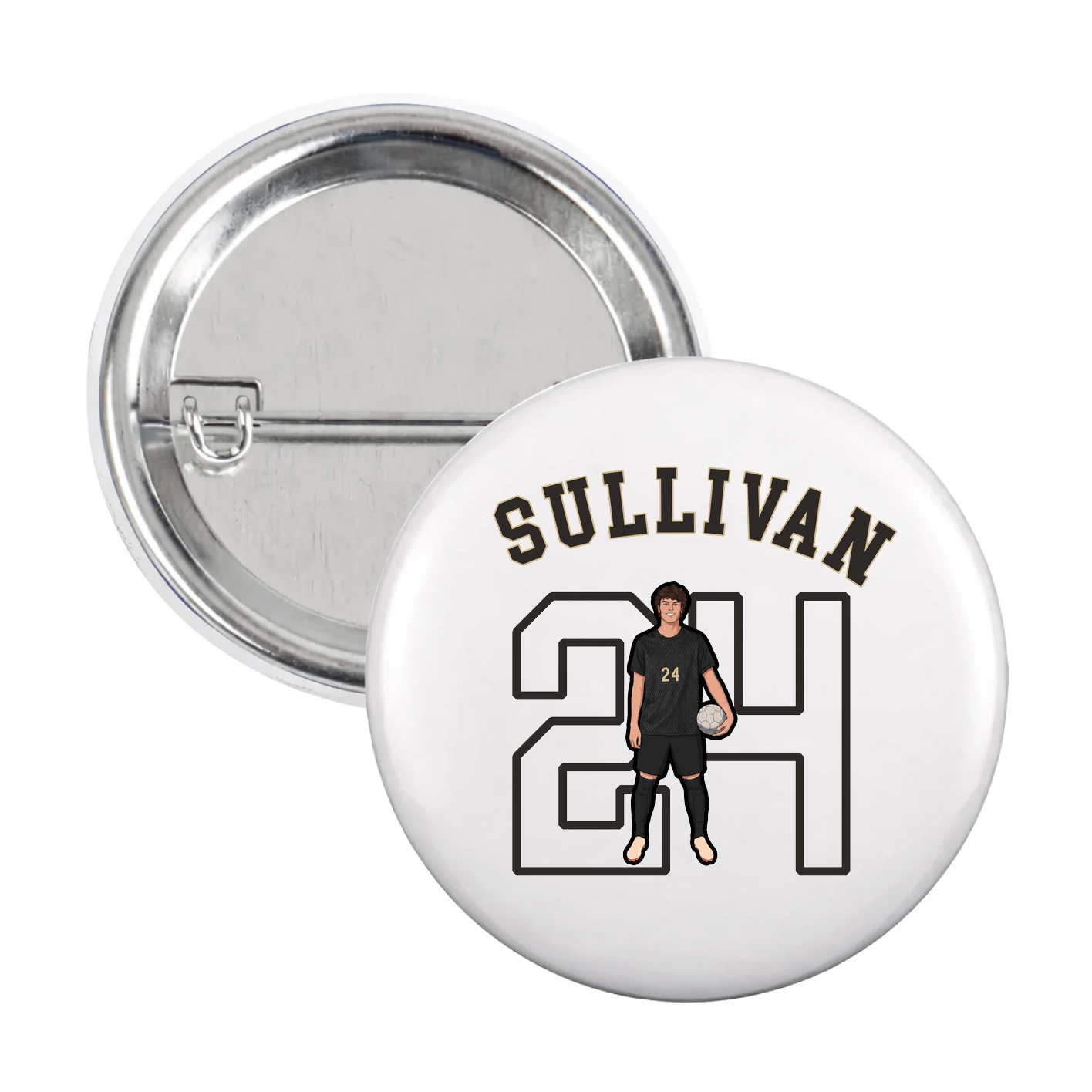 Game Day Button — Shirsey Arch in White