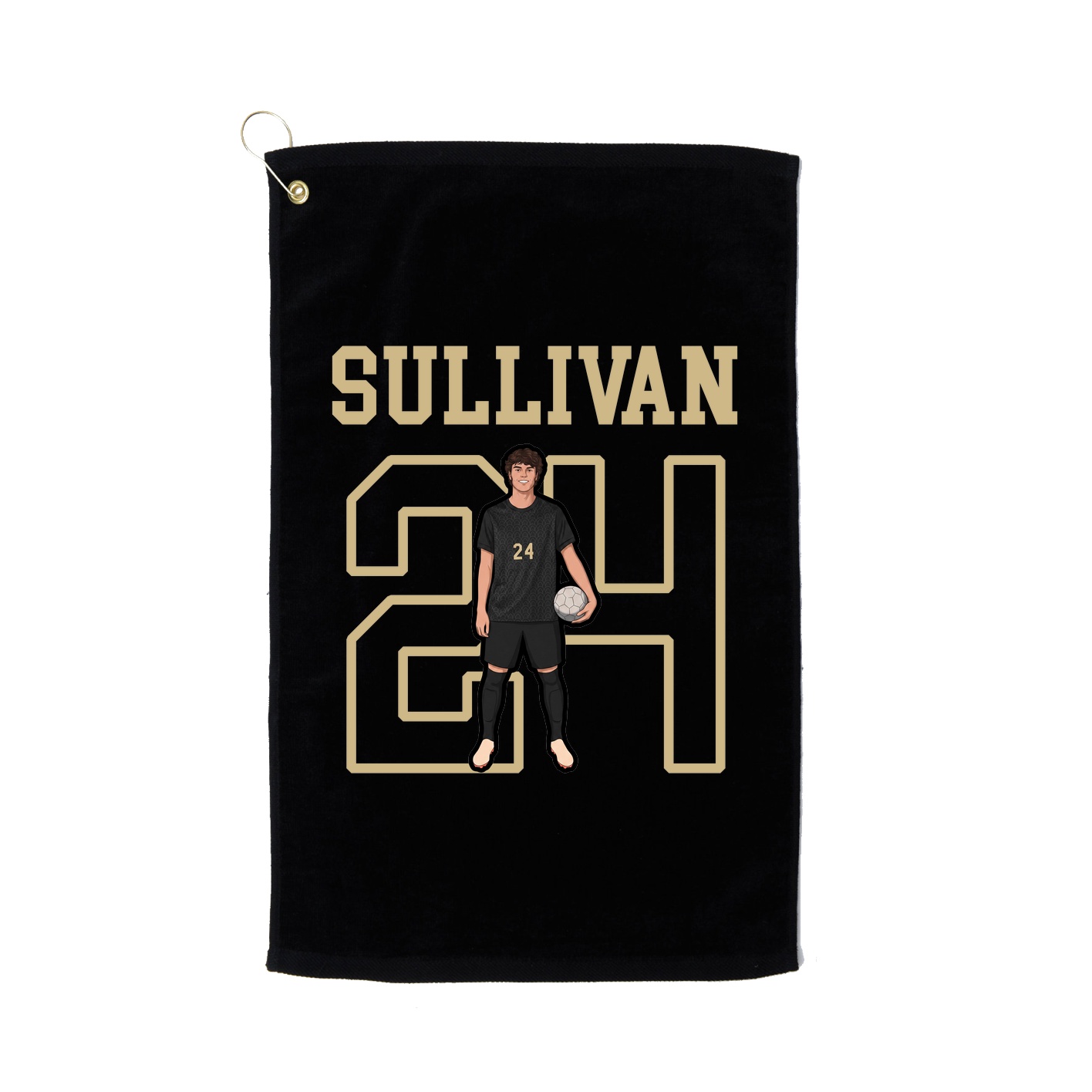 Golf Towel — Shirsey in Black