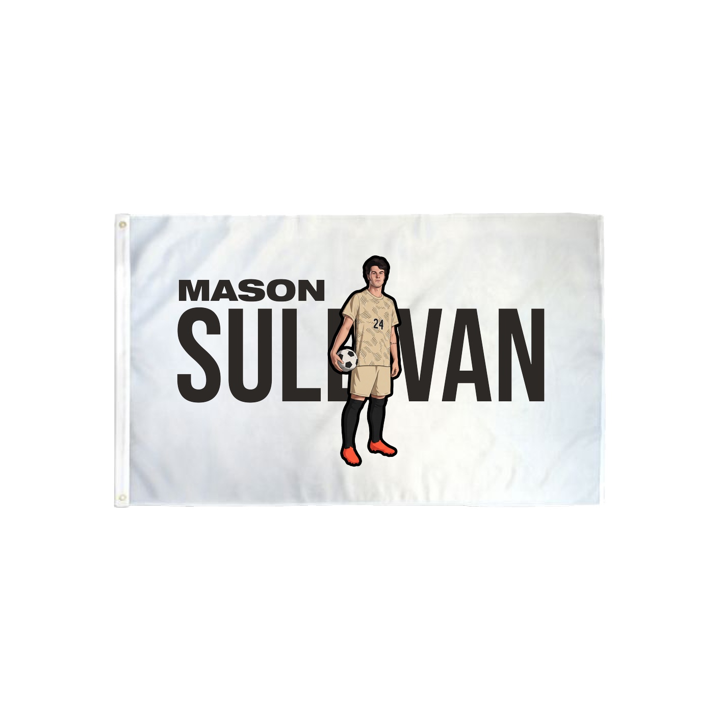 3x5 Flag — Player Name in Classic