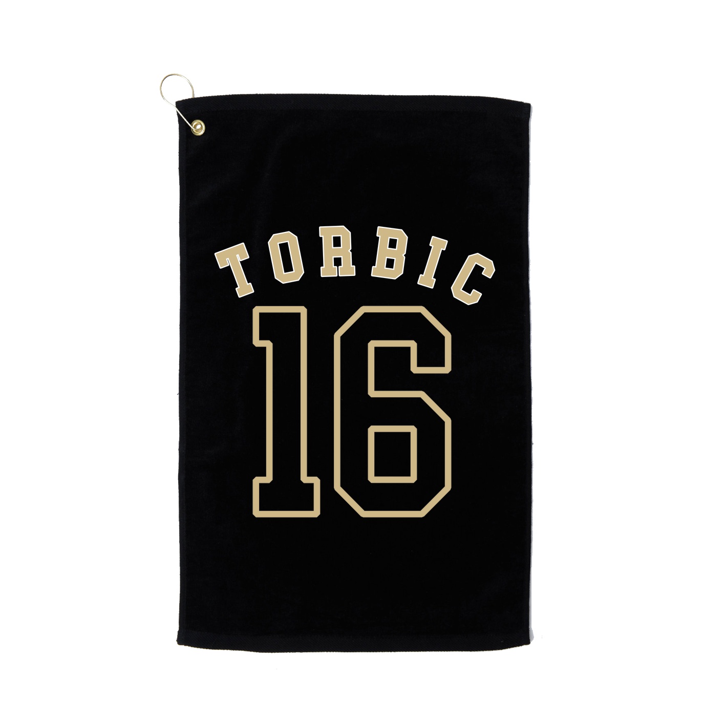Golf Towel — Shirsey Arch in Black