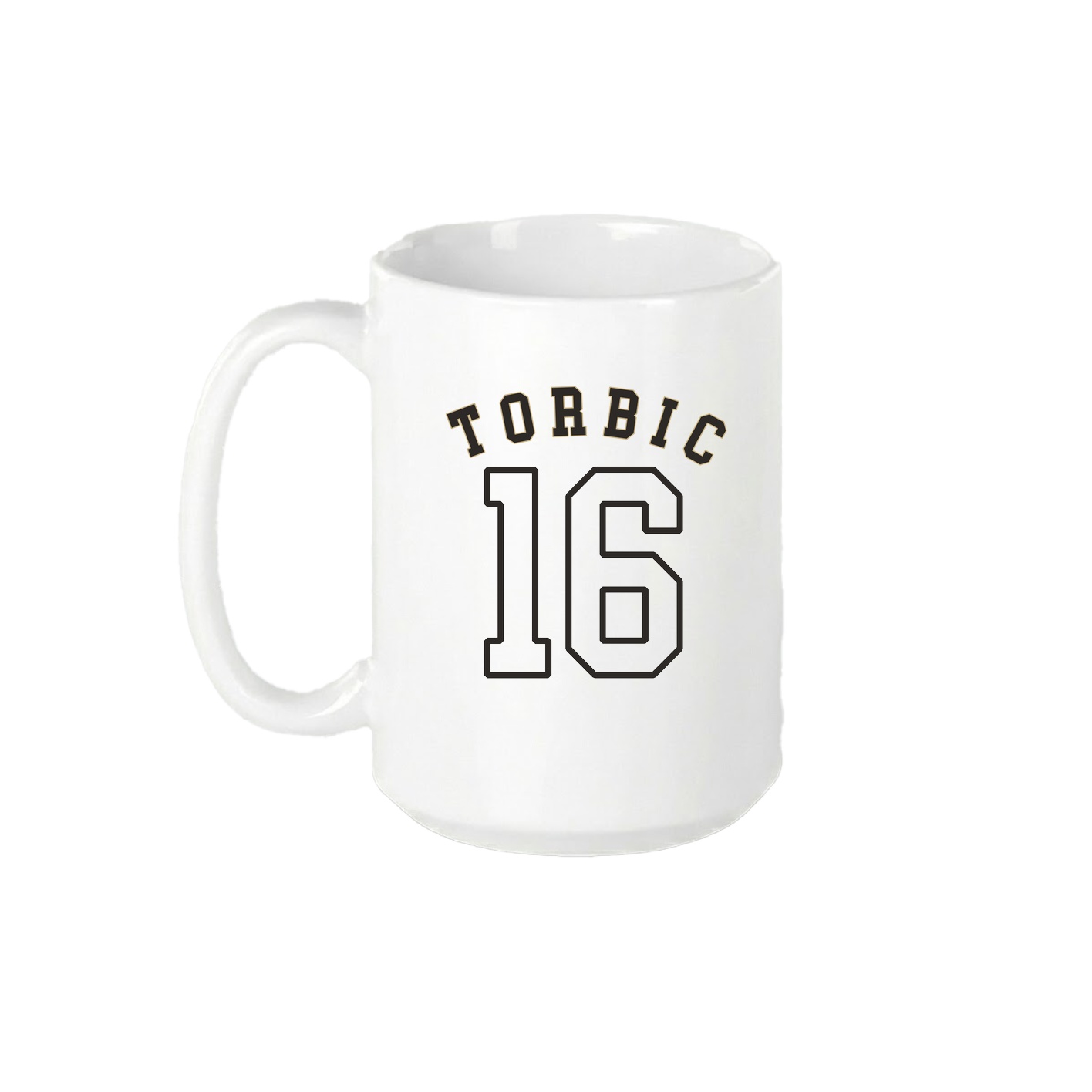 15oz Coffee Mug — Shirsey Arch in White