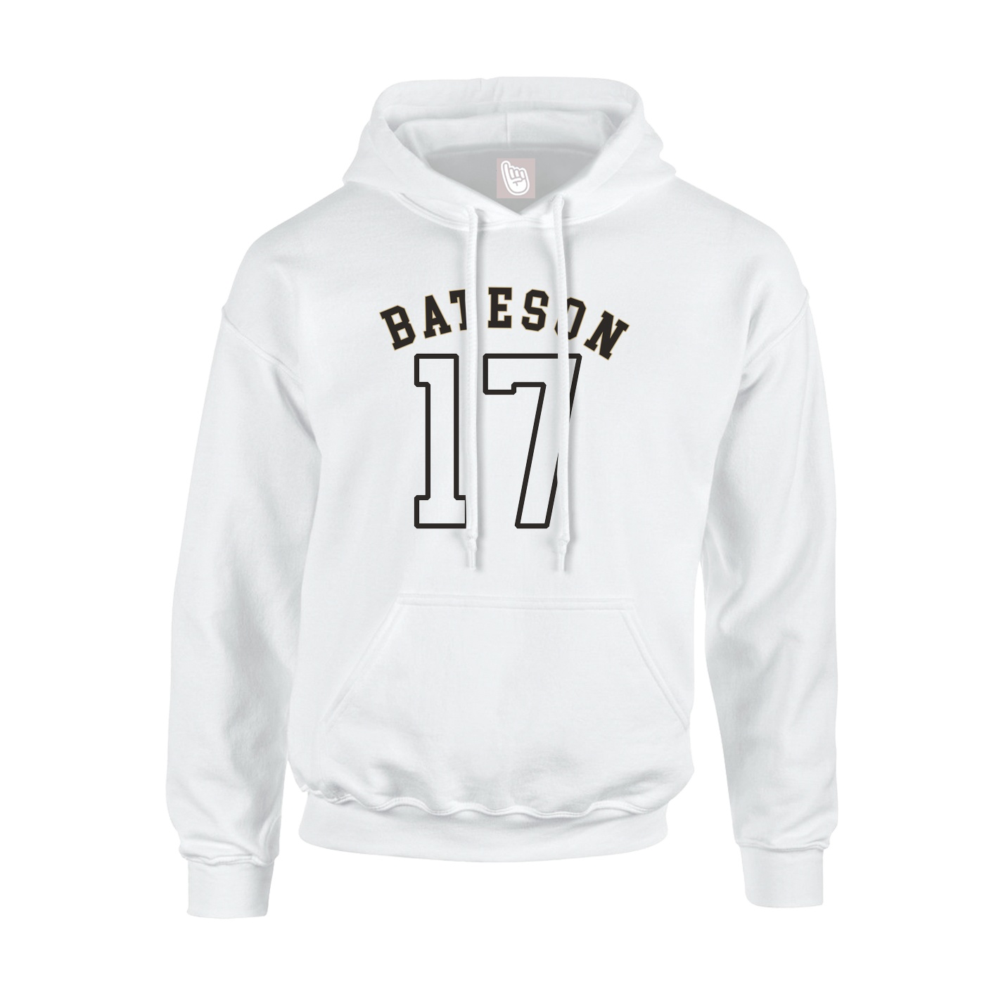 Youth Hoodie — Shirsey Arch in White