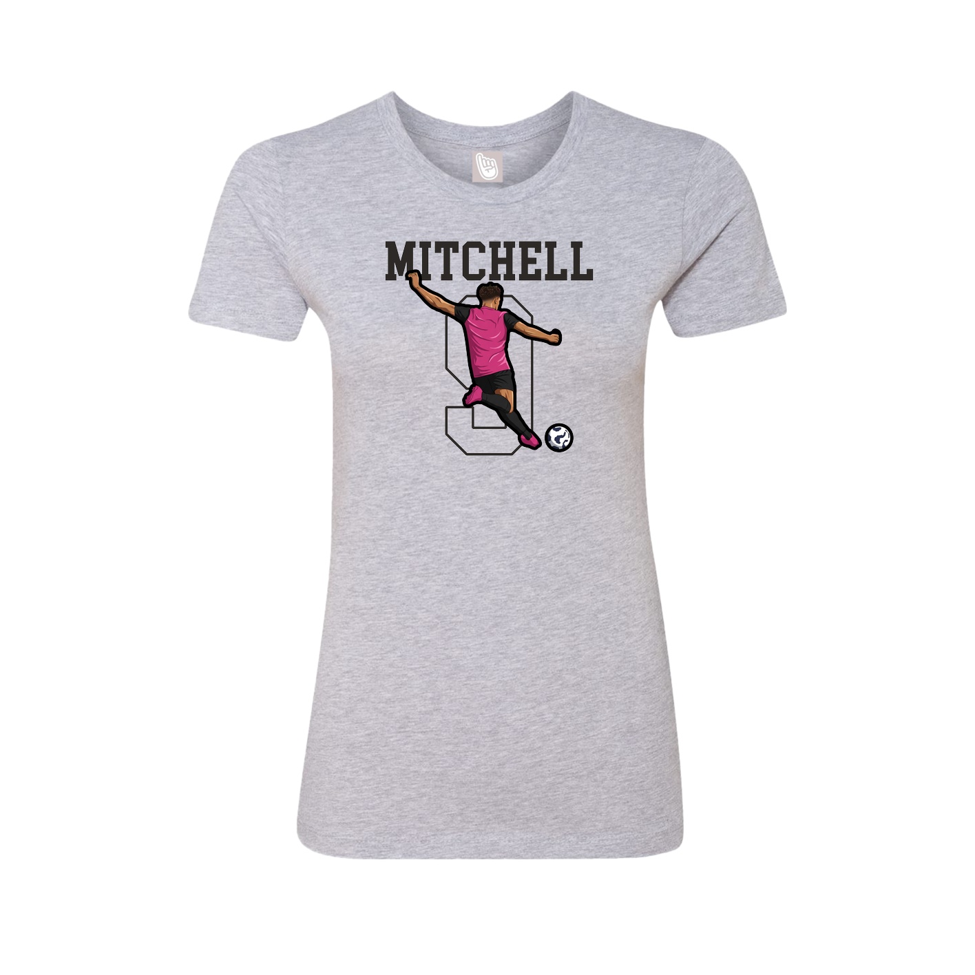 Fitted Women's Tee — Shirsey in Grey