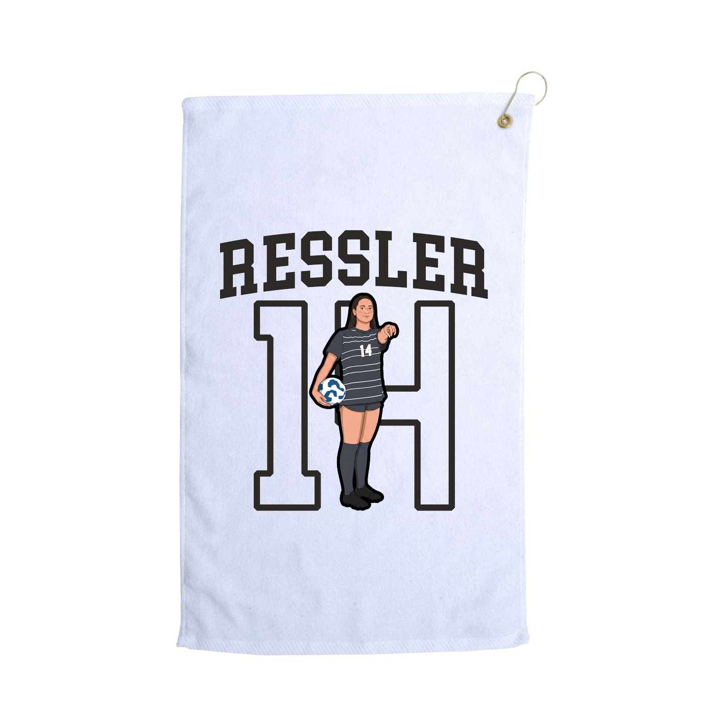 Golf Towel — Shirsey in White