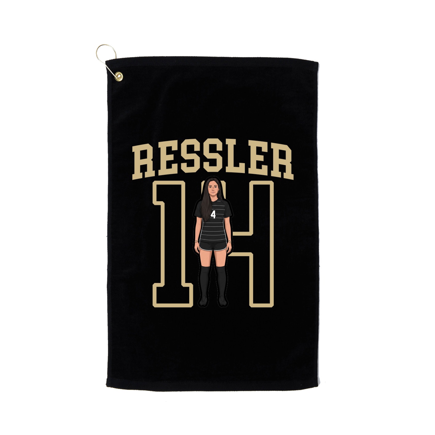 Golf Towel — Shirsey in Black