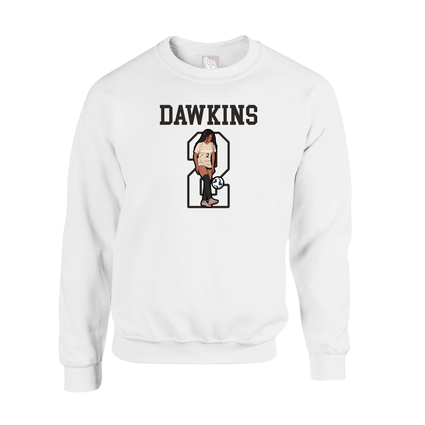Fleece Crew — Shirsey in White