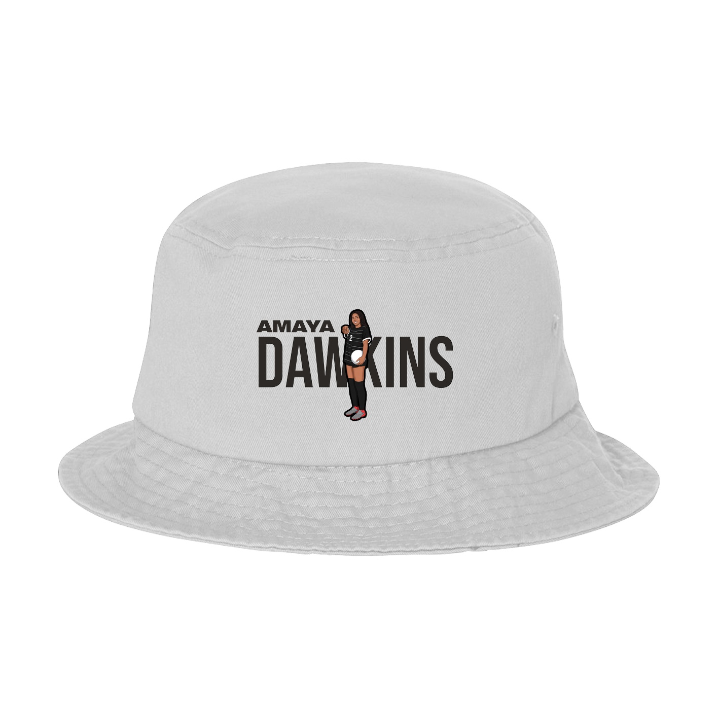 Bucket Cap — Player Name in White