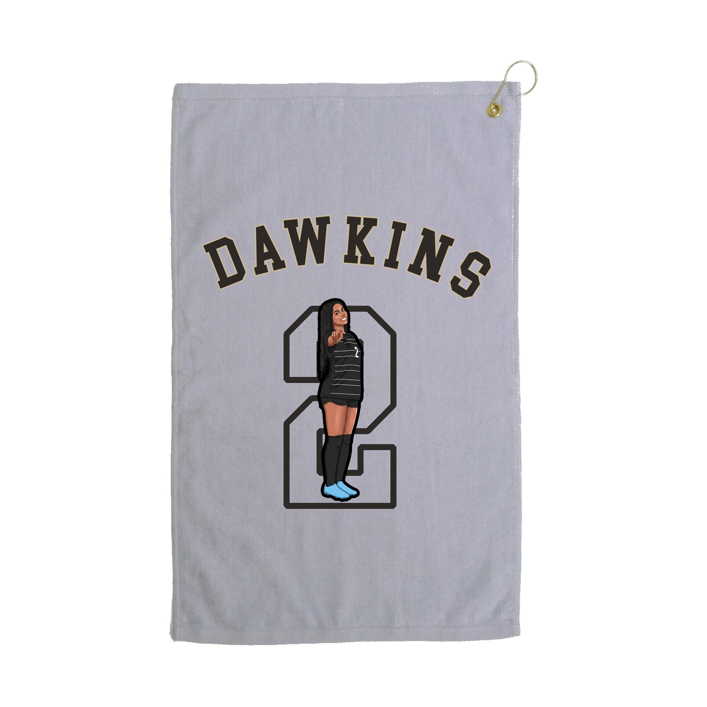 Golf Towel — Shirsey Arch in Grey