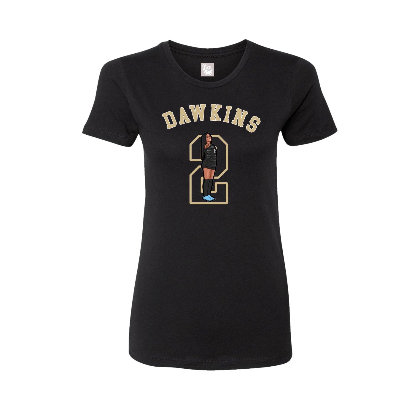 Womens Tee — Shirsey Arch in Black