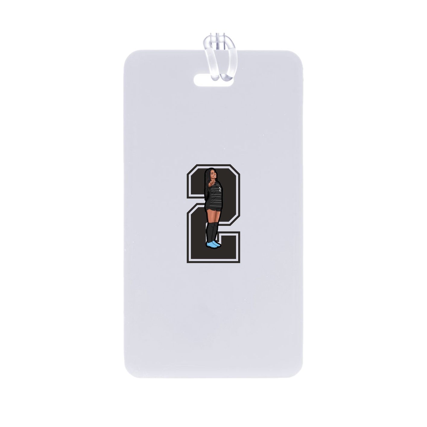 Bag Tag — Number in Classic