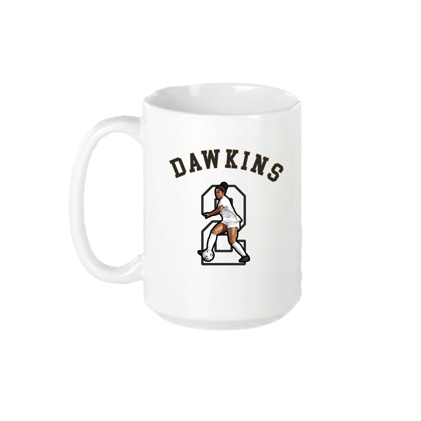 15oz Coffee Mug — Shirsey Arch in White