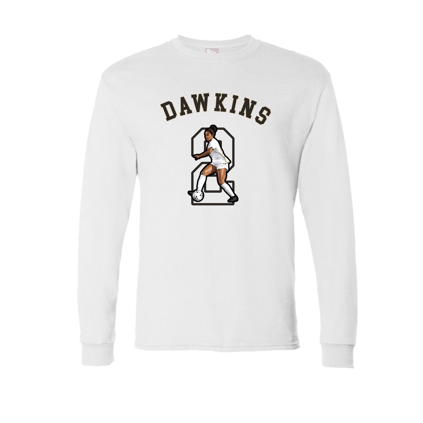 Long Sleeve Tee — Shirsey Arch in White