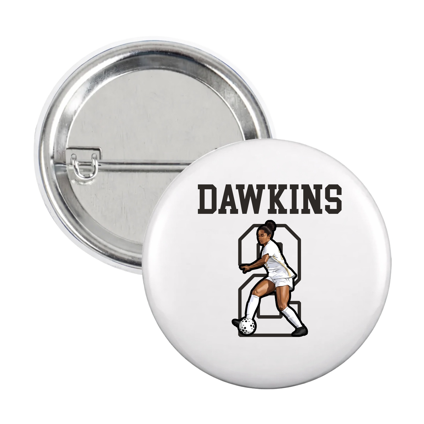 Game Day Button — Shirsey in White