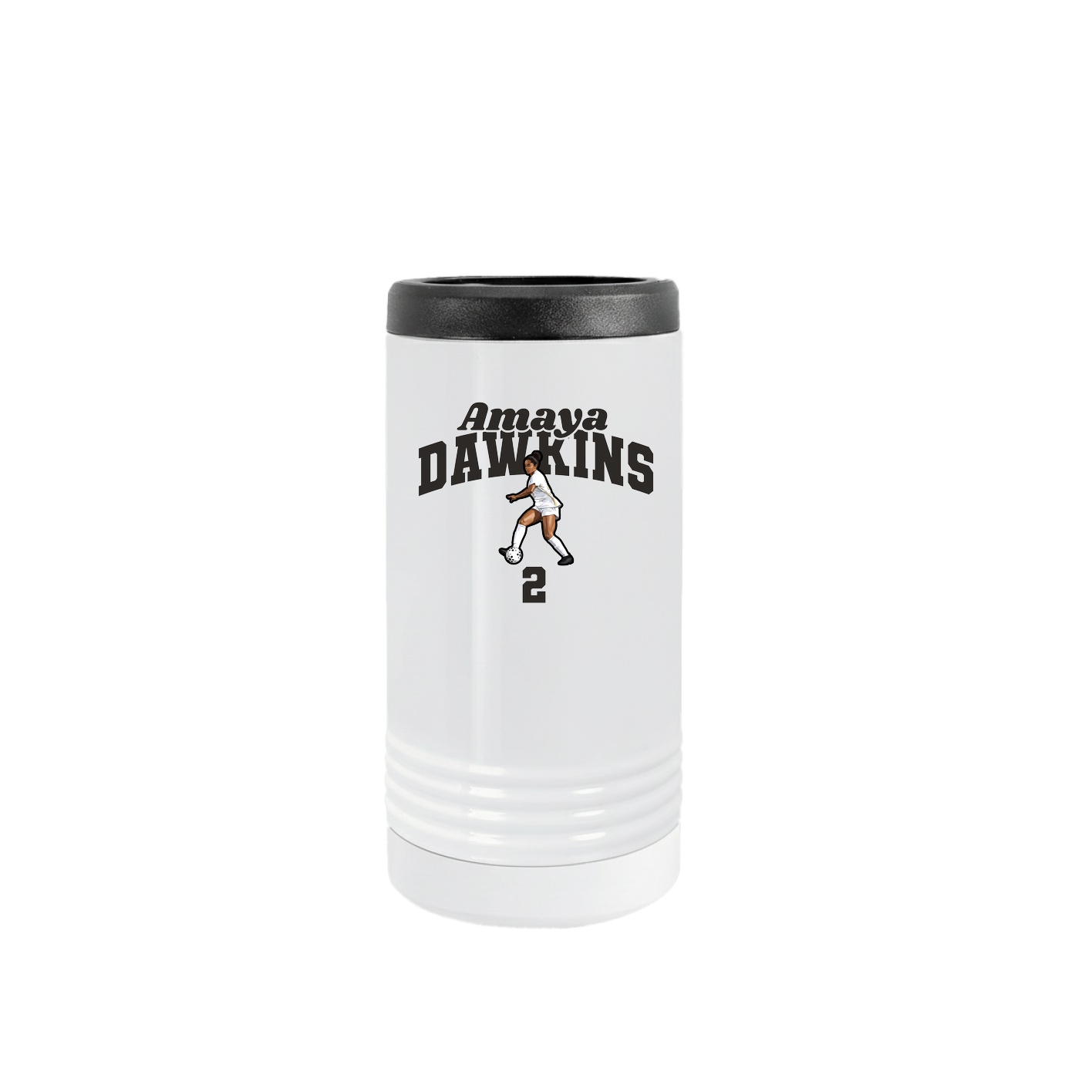 Slim Beverage Holder — Signature Arch in White