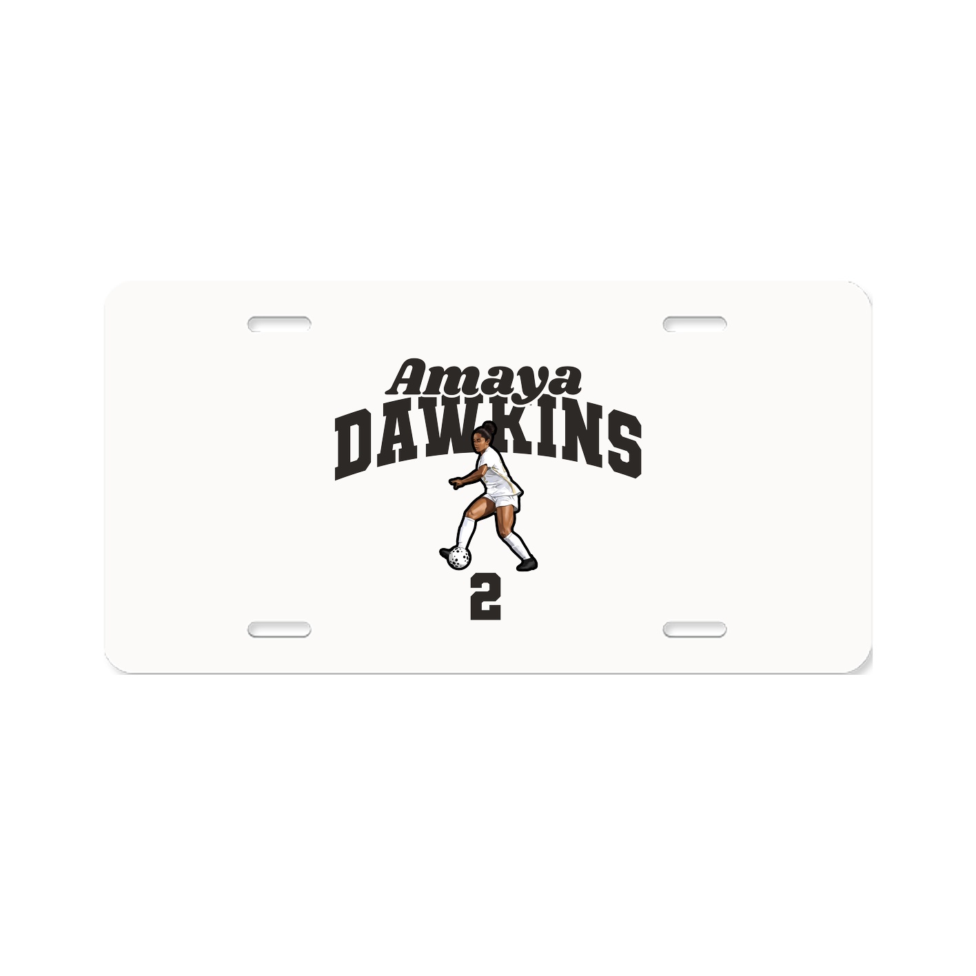 License Plate — Signature Arch in Classic