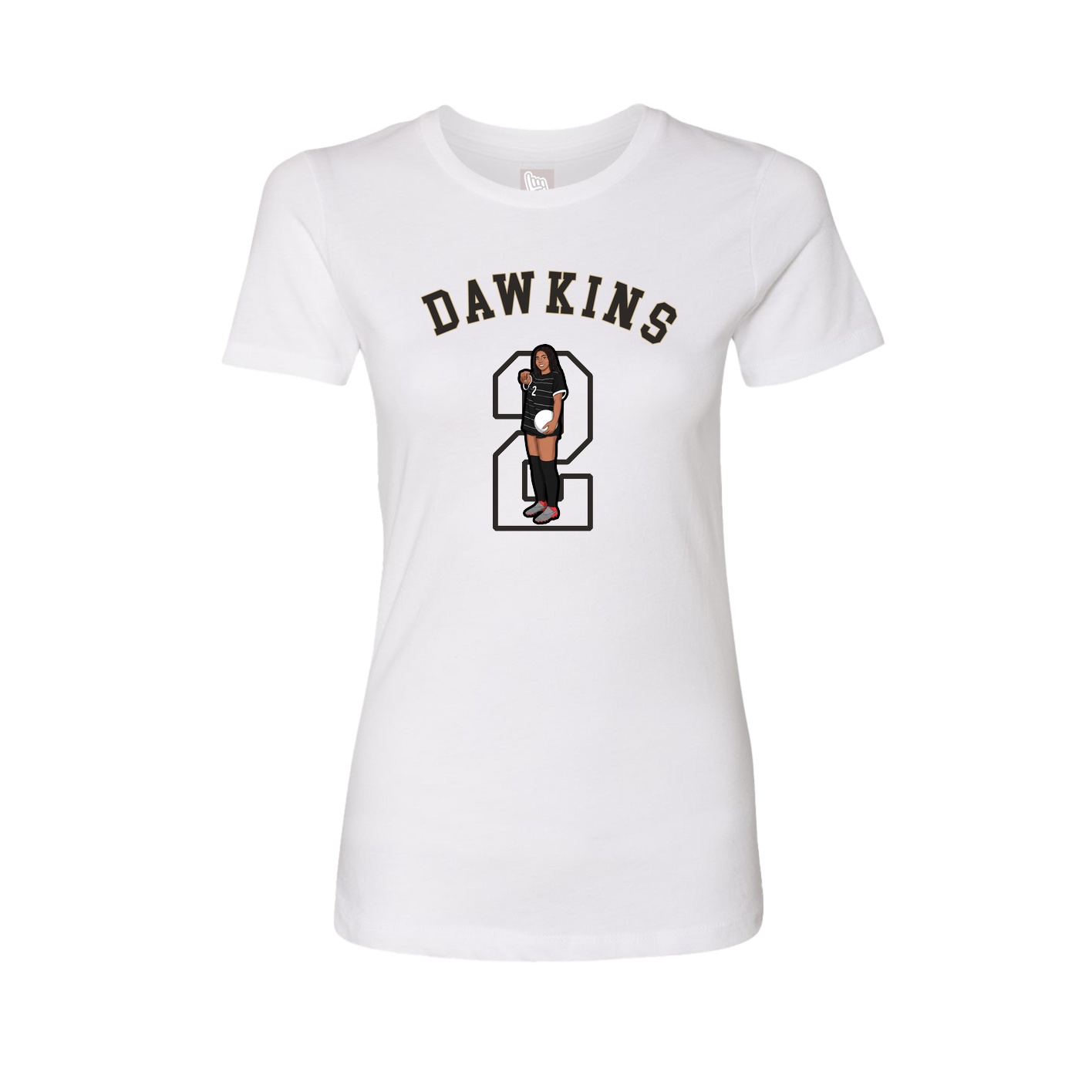 Womens Tee — Shirsey Arch in White