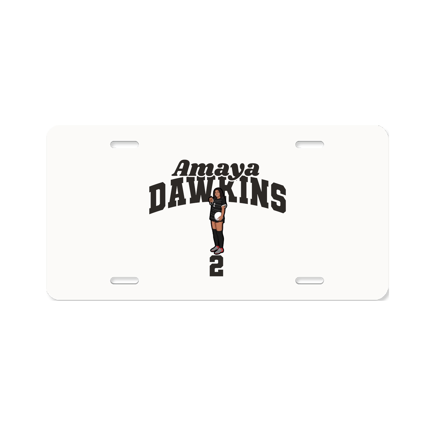 License Plate — Signature Arch in Classic