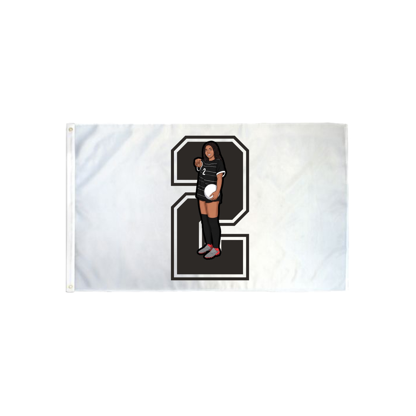 3x5 Flag — Number in Classic