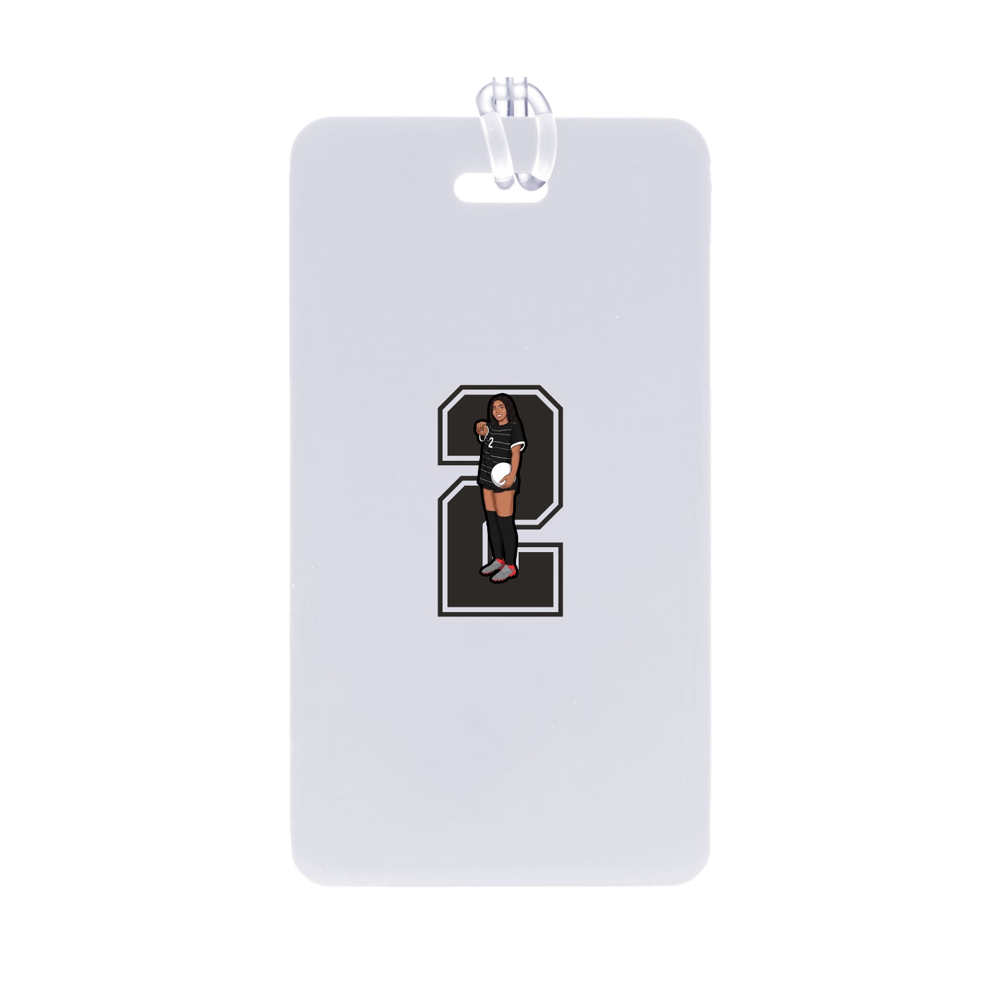 Bag Tag — Number in Classic