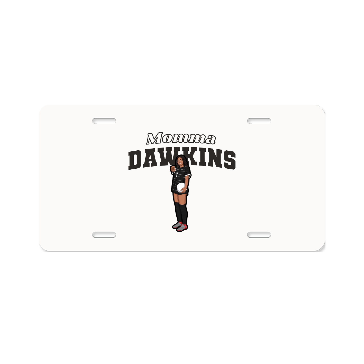 License Plate — Mothers Day Block in Classic