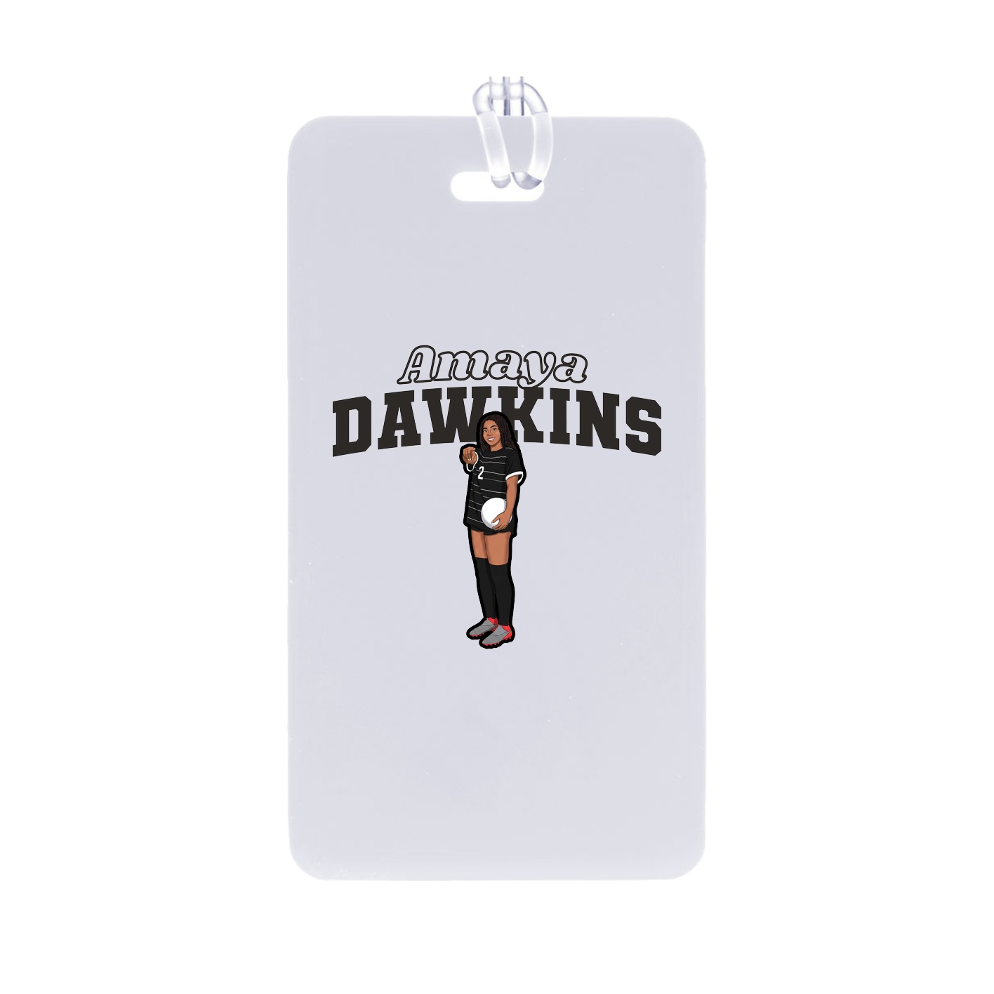 Bag Tag — Name Arch in Classic