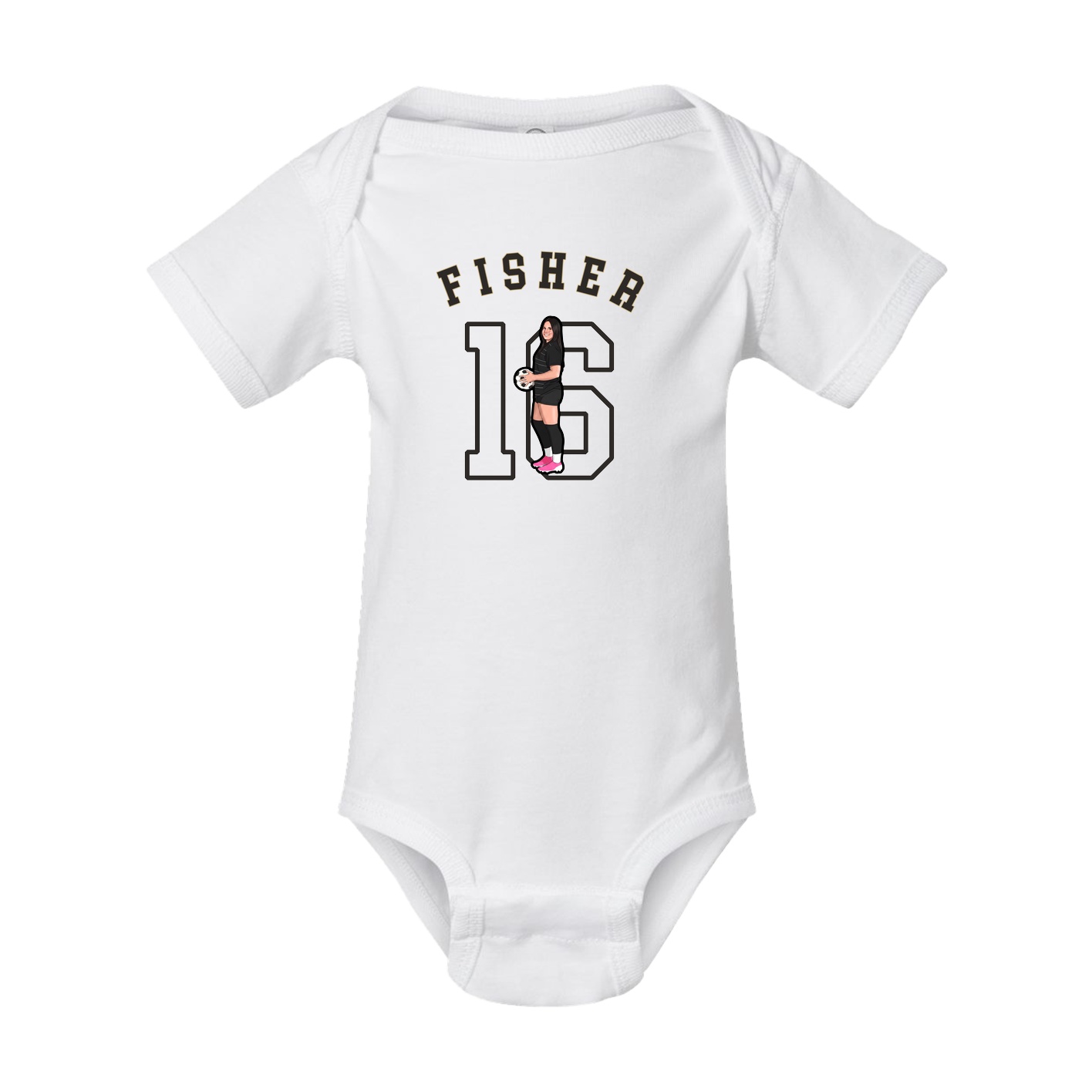 Baby Onesie — Shirsey Arch in White