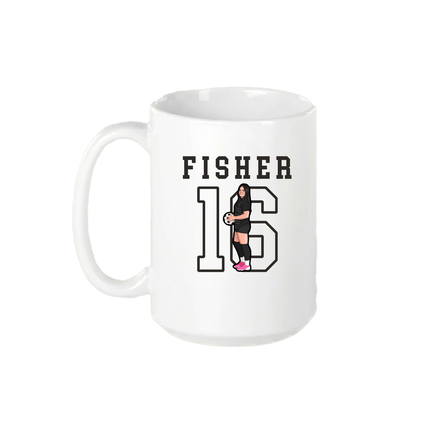15oz Coffee Mug — Shirsey in White