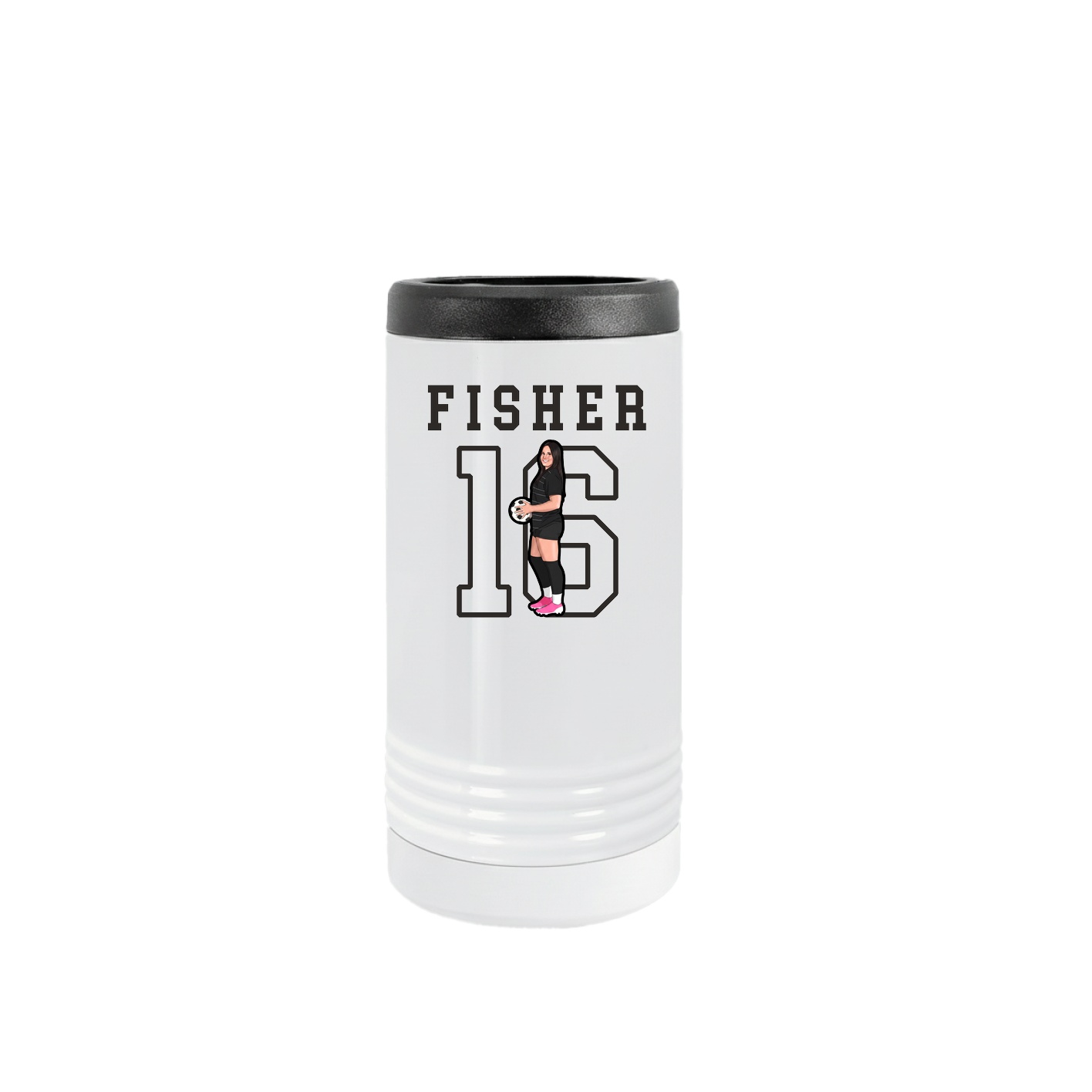 Slim Beverage Holder — Shirsey in White